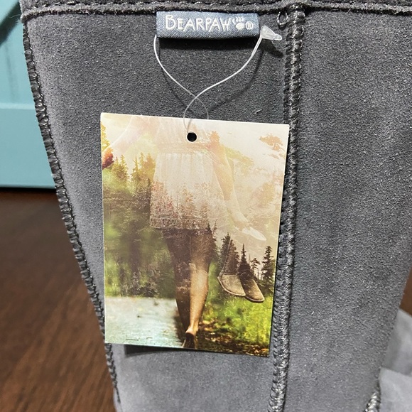 NEW!Bearpaw Emma Charcoal Boots Size 6 - Picture 5 of 7